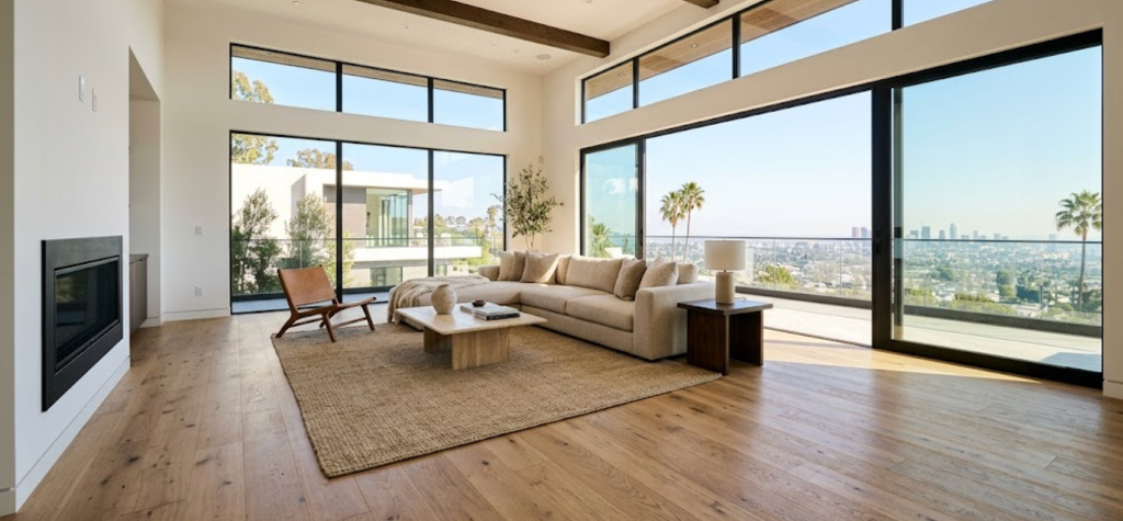 Luxury Hardwood Flooring Background